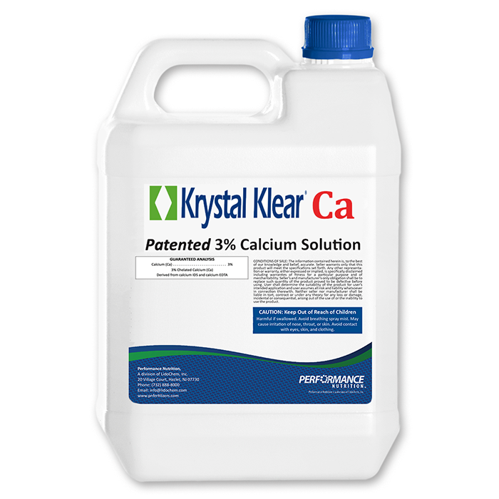 Performance Nutrition Krystal Klear Calcium (3% Calcium), 2.5 Gallon