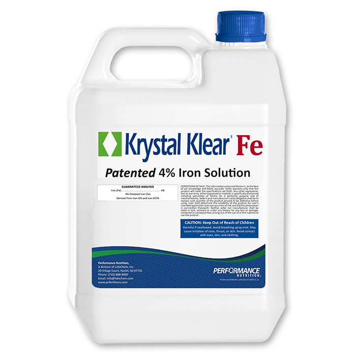 Performance Nutrition Krystal Klear Iron (4% Iron), 2.5 Gallon