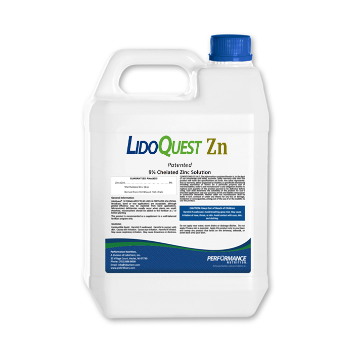 Performance Nutrition LidoQuest Zinc (9% Zinc), 2.5 Gallon
