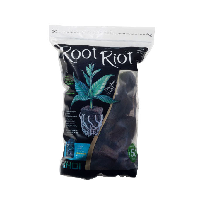 Hydrodynamics International Root Riot Plugs, Square - Bag of 50