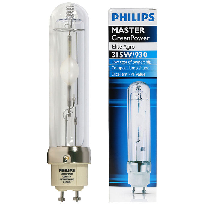 Philips 315 Watt Green Power Master Color Ceramic Metal Halide Bulb, 3,100 K