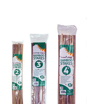 Grower's Edge Natural Bamboo Garden Stakes