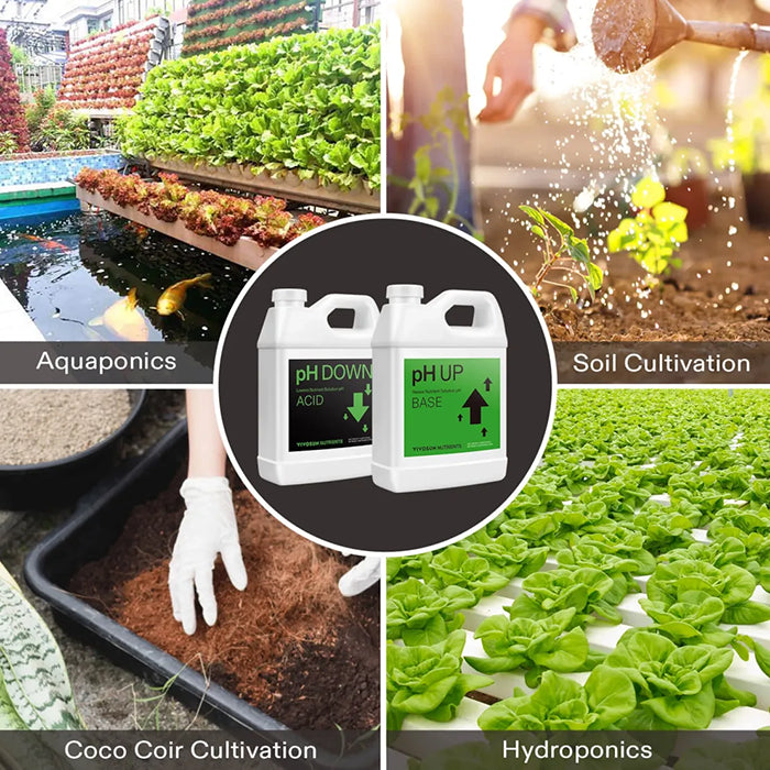 Vivosun pH Up & pH Down Kit, 1 Quart Each