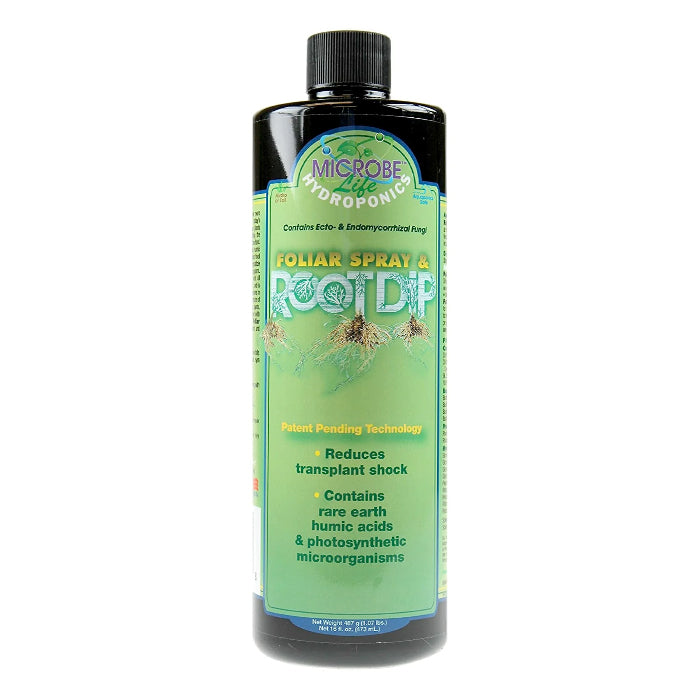 Microbe Life Hydroponics Foliar Spray & Root Dip, 16 oz.