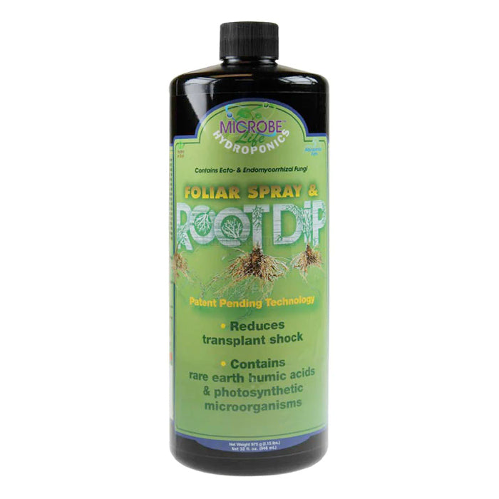 Microbe Life Hydroponics Foliar Spray & Root Dip, 32 oz.