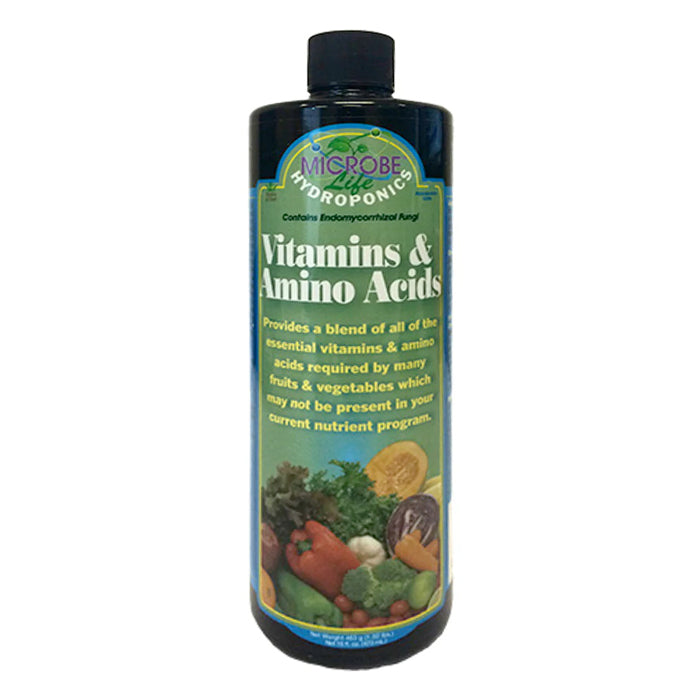 Microbe Life Hydroponics Vitamin & Amino Acids, 32 oz.
