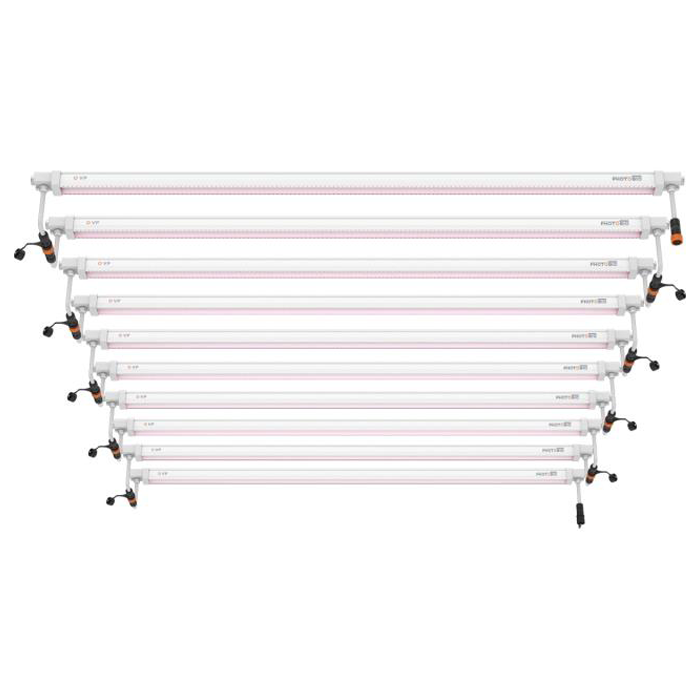 PHOTOBIO VP 32 Watt VE Spectrum LED Grow Light Bar, 100-277 Volt - Pack of 2 (Open Leads)