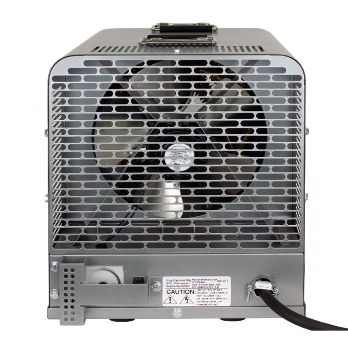 King Electric PKB Ducted Industrial Portable Unit Heater, 7500 Watt, 1 Ph, 208 Volt