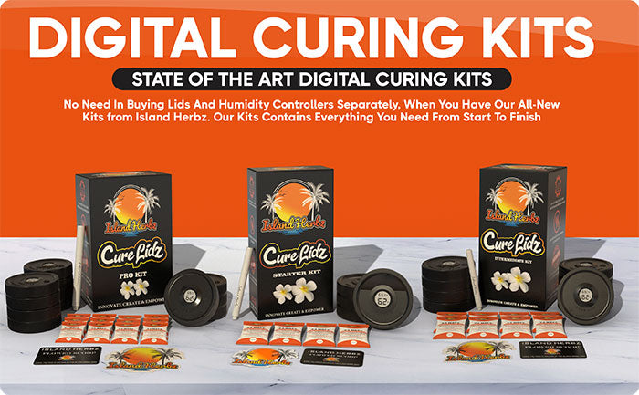 Island Herbz Canna Cure Starter Kit, 4 Lids