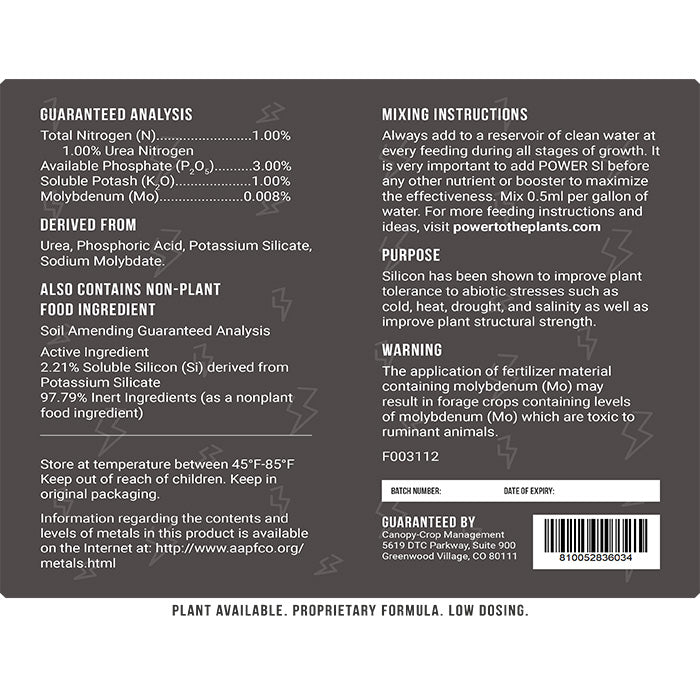 Power Si Potassium Silicate, 5 Liter