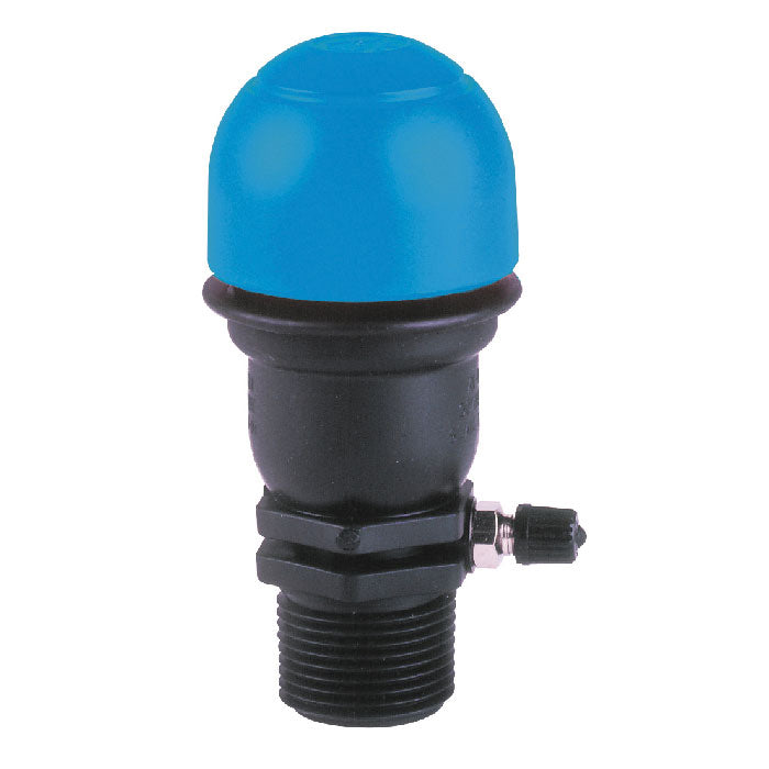 Netafim Guardian Air/Vacuum Relief Air Vent with Shrader Valve, 1 Inch (65ARIA100S)