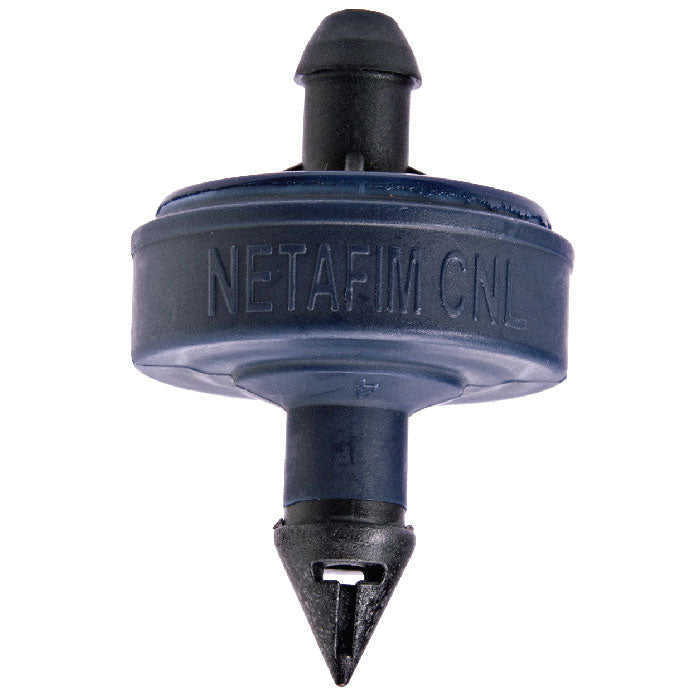 Netafim Self Piercing Pressure Compensating Emitters with Internal Check Valve, Blue, 0.5 GPH - Pack of 100