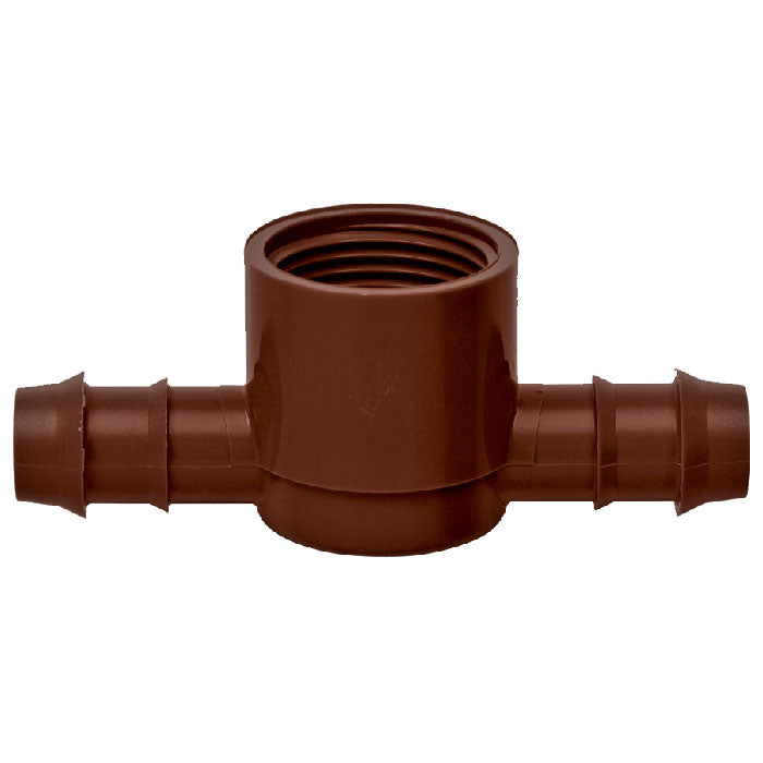 Netafim Combination Tee 2-Way Insert x 3/4 Inch FPT, 17mm - Pack of 10