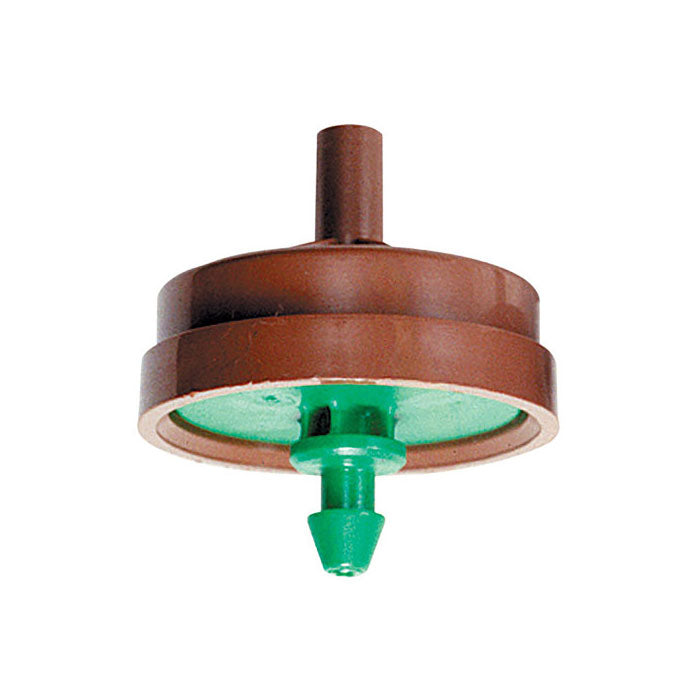 Netafim Techflow Pressure Compensating Emitter with Nipple Outlet, 2 GPH - Green - Pack of 25 (WPC20)