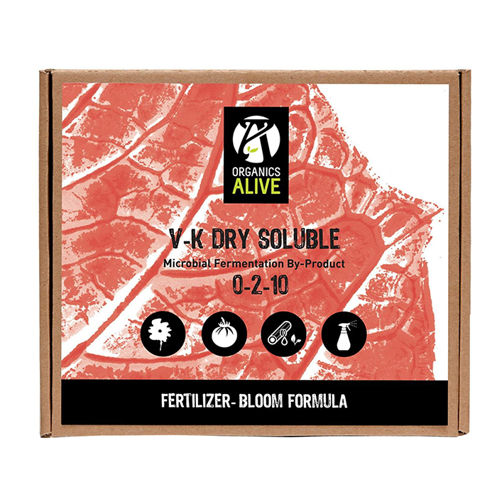Organics Alive V-K Dry Soluble Bloom 0-2-10, 25 lbs.