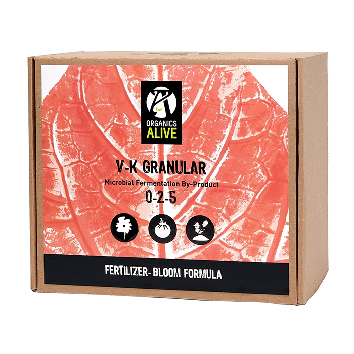 Organics Alive V-K Granular Slow Release Bloom 0-2-5, 25 lbs.