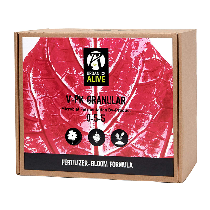 Organics Alive V-PK Granular Slow Release Bloom 0-5-5, 25 lbs.