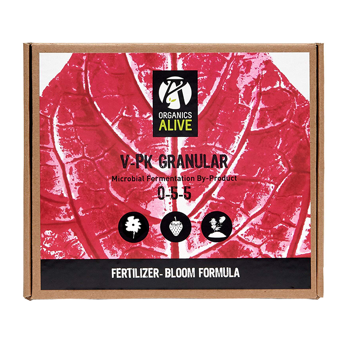 Organics Alive V-PK Granular Slow Release Bloom 0-5-5, 5 lbs.
