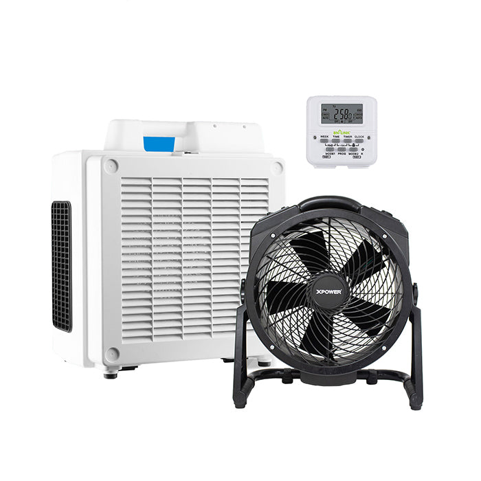 XPOWER Olympus PLUS Programmable Sanitizing System, 600 CFM HEPA Air Purifier + Ozone Generator + Digital Timer