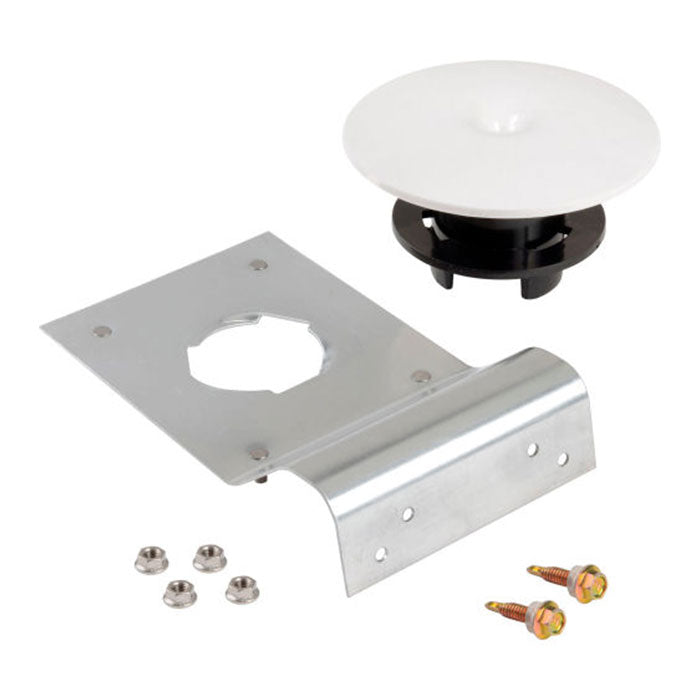 J&D Manufacturing PSC Square Mounting Inflation Blower Motor Bracket with Deflector