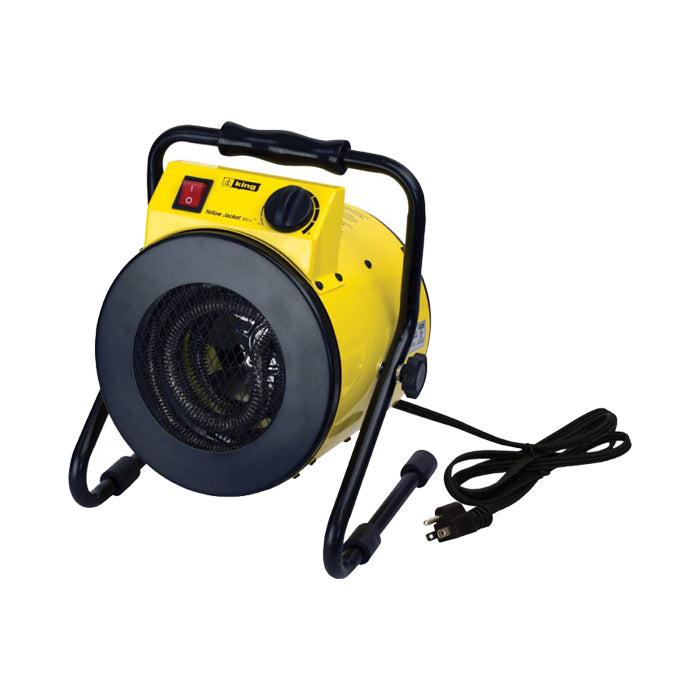 King Electric PSH Portable Heater with Stat & Plug In Cord, 1500 Watt - 120 Volt