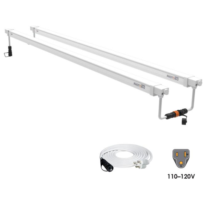 PHOTOBIO VP 32 Watt VE Spectrum LED Grow Light Bar, 120 Volt - Pack of 2