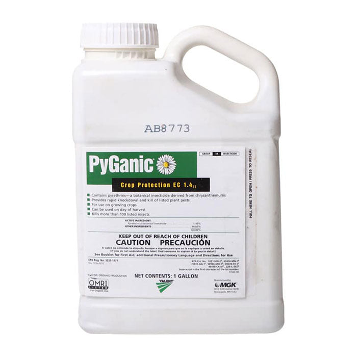 PyGanic Gardening 1.4% EC Organic Crop Protection, 1 Gallon