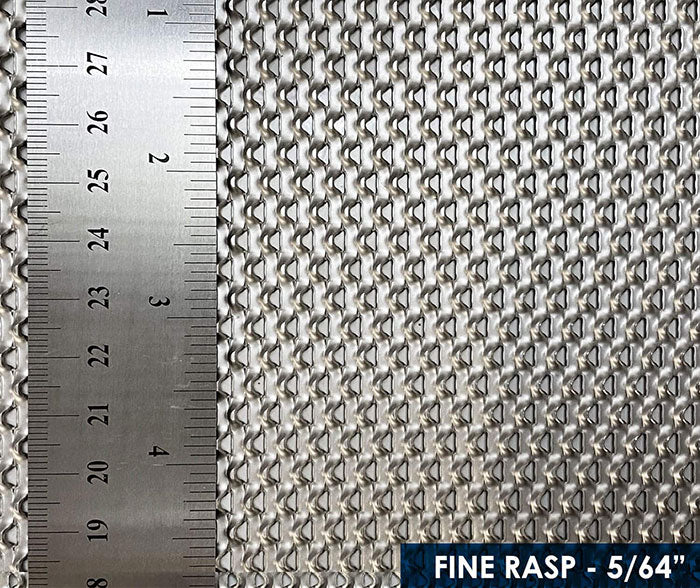 Mobius M210 Fine Rasp Screen, 5/64"