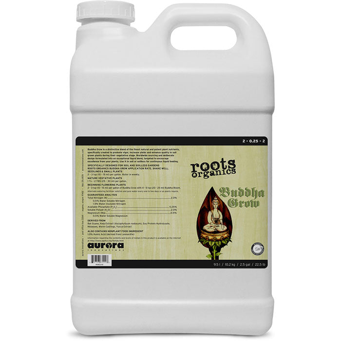 Roots Organics Buddha Grow, 2.5 Gallon
