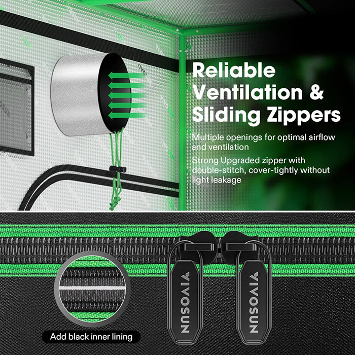 Vivosun R556 5' x 5' Roof Grow Tent