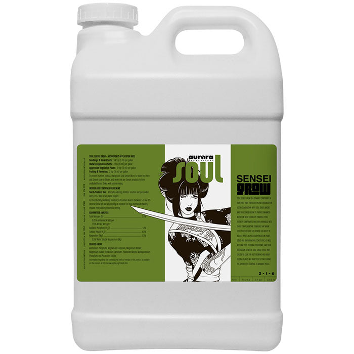 Soul Sensei Grow, 2.5 Gallon