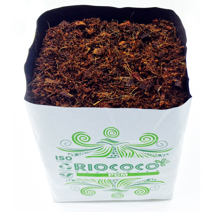 RIOCOCO PCM Commercial Open Top Coco Grow Bag, 2 Gallon - Pack of 18