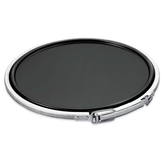 Uline Open Top Steel 5 Gallon Pail Lever Lock & Lid, Black