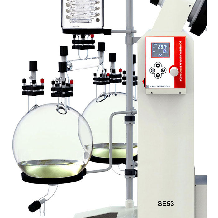 Across International Dual Receiving Flask Kit for Across International SolventVap 5.3 Gallon/20L Rotary Evaporator