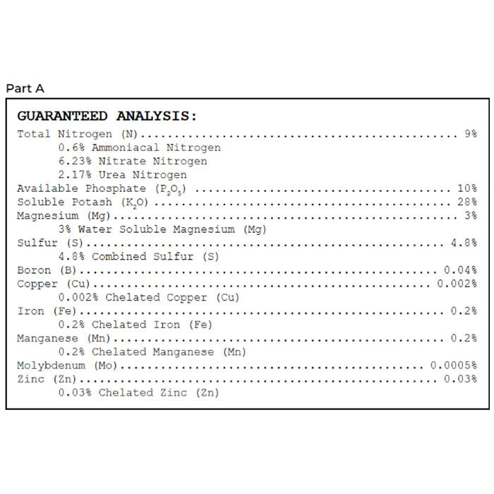 Advanced Nutrients Sensi Professional Series Grow A Soluble, 25 lb