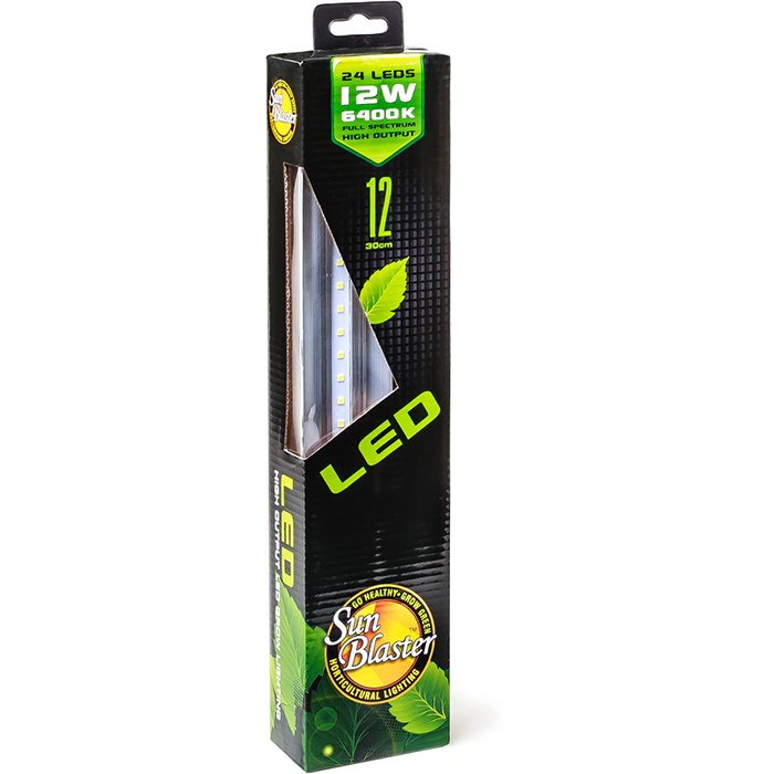 SunBlaster High Output 24-LED Strip Light, 12 Watt - 6400K - 12 in.