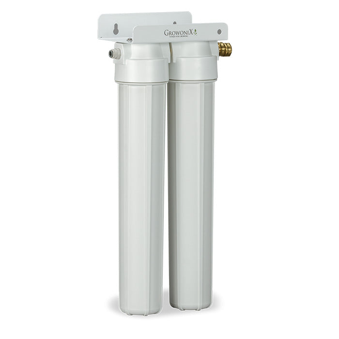 GrowoniX 2800 GPD Slim Scrub Dechlorinator and Sediment Filter System