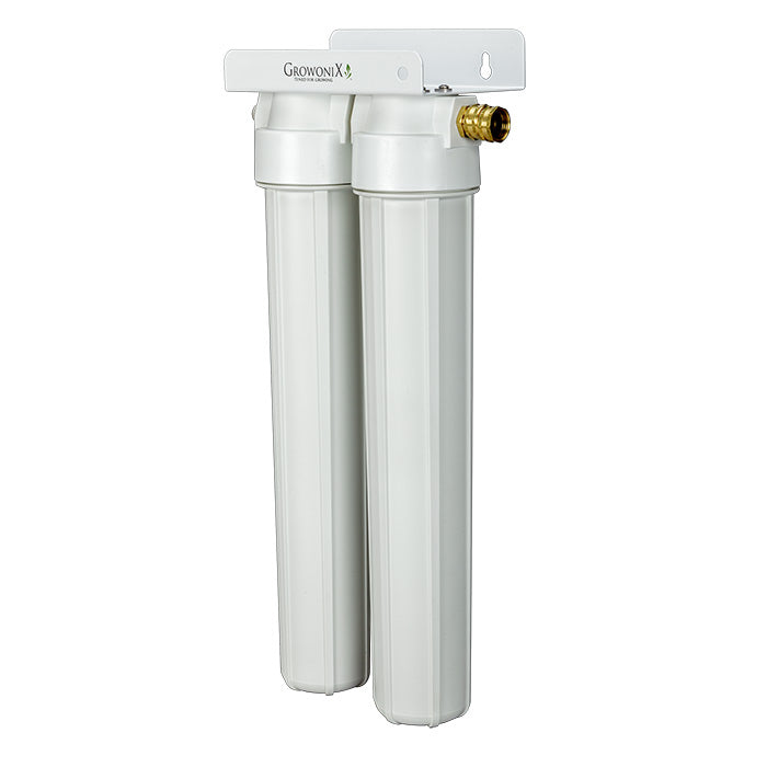 GrowoniX 2800 GPD Slim Scrub Dechlorinator and Sediment Filter System