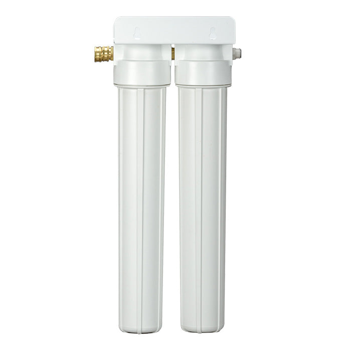 GrowoniX 2800 GPD Slim Scrub Dechlorinator and Sediment Filter System with KDF/CAT Premium Carbon Filter