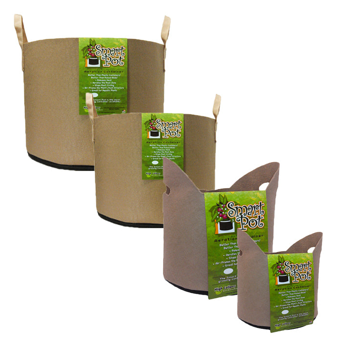 Smart Pot Fabric Pots with Handles, Tan
