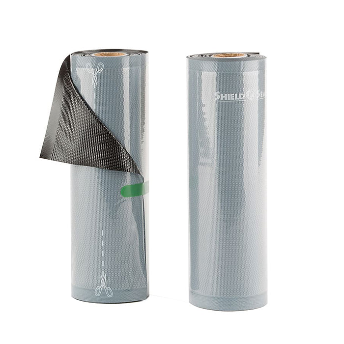 Shield N Seal 900 Vacuum Seal Roll, Clear and Black, 8 in. x 19.5 ft., Pack of 2