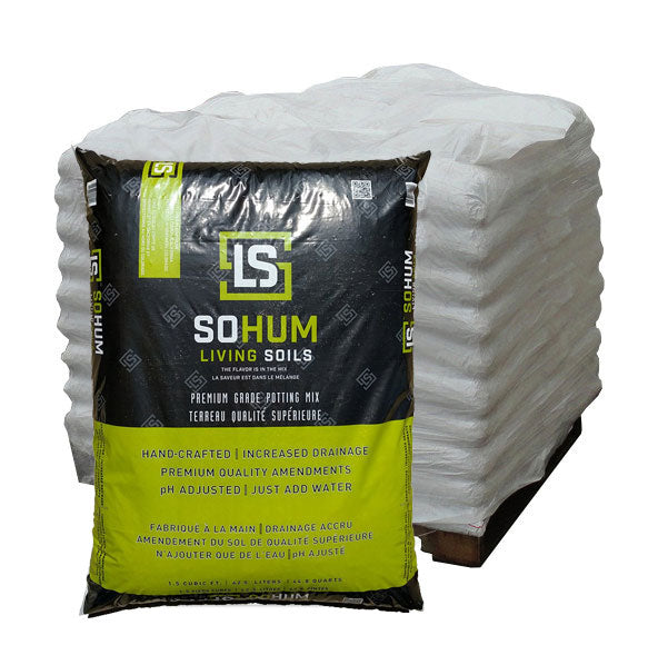 SoHum Living Soils Standard Bag, 1.5 cu ft - Pallet of 60 Bags