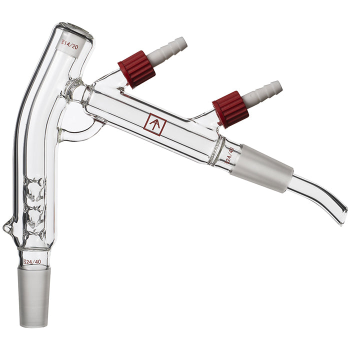 Across International Heavy Wall Short Path Distillation Head with Straight Drain, 2L