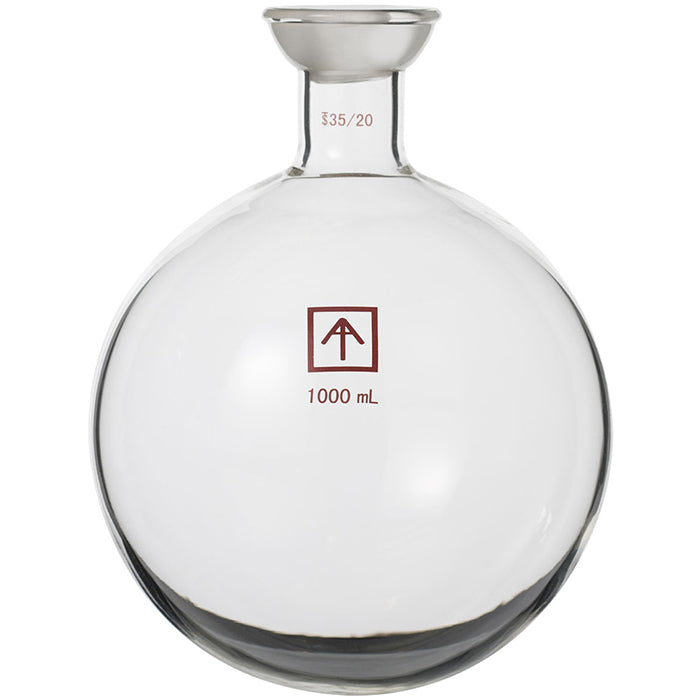 Across International 35/20 Heavy Wall Round Bottom Receiving Flask, 1000mL