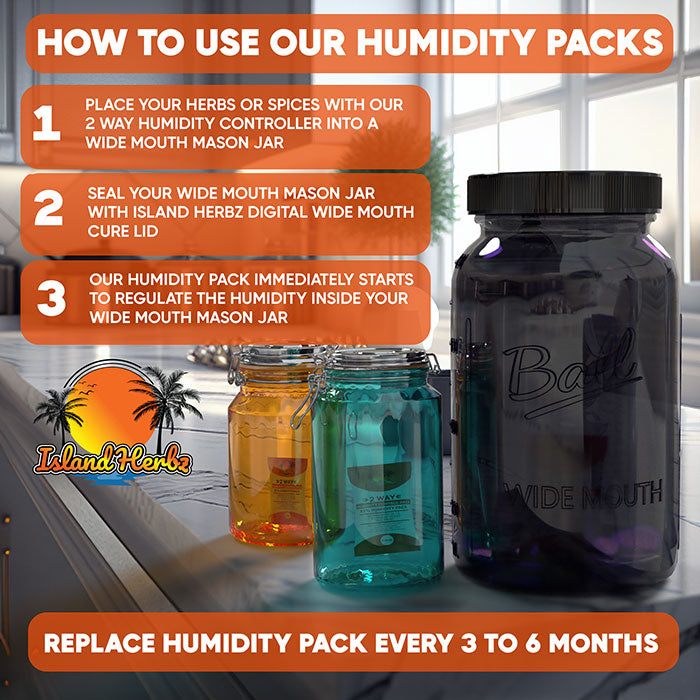 Island Herbz Canna Cure Starter Kit, 4 Lids