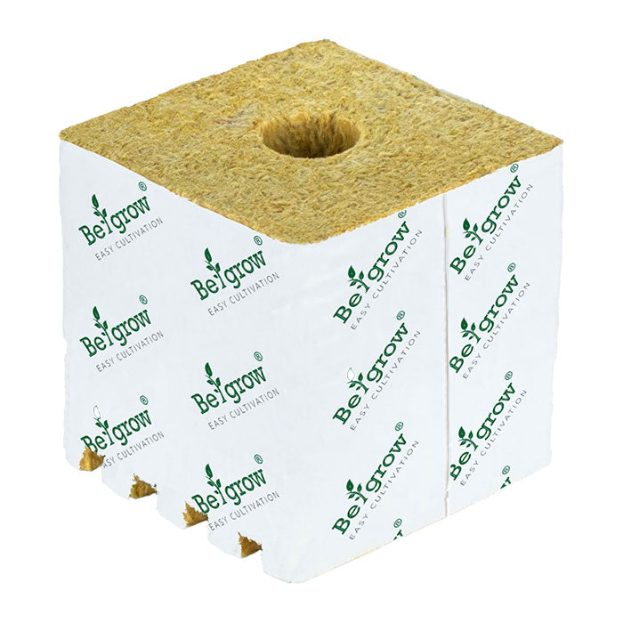 BeGrow Rockwool Cubes 4 Inch x 4 Inch x 4 Inch - Case of 180