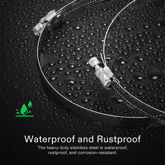 Vivosun Stainless Steel Air Ducting Clamps 6", Pack of 2