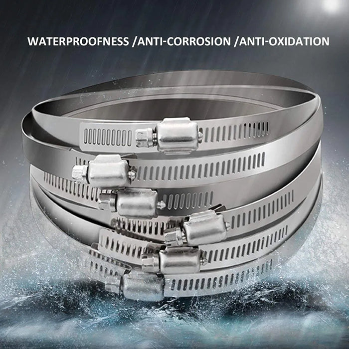 Vivosun Stainless Steel Air Ducting Clamps 4", Pack of 2