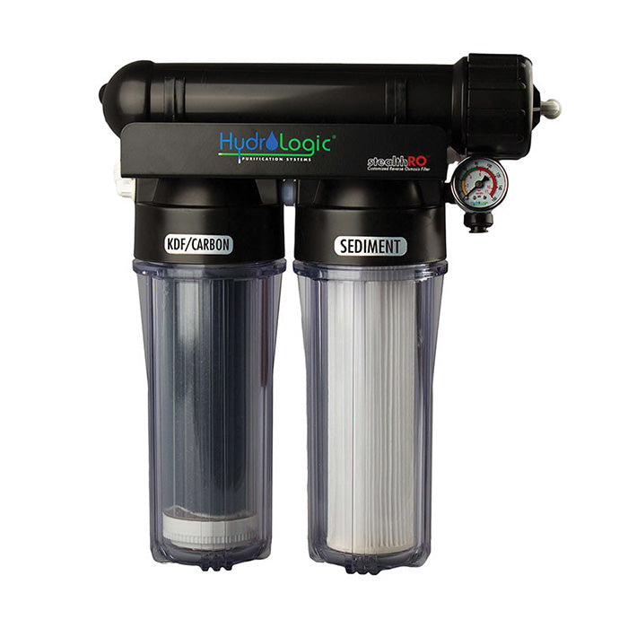 Hydro Logic Stealth-RO150 Reverse Osmosis Filter with Upgraded KDF85/Catalytic Carbon Filter, 150 GPD (HL36012)