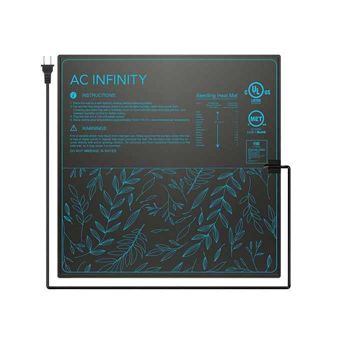 AC Infinity SUNCORE A5 Seedling Heat Mat, 20" x 20.75"